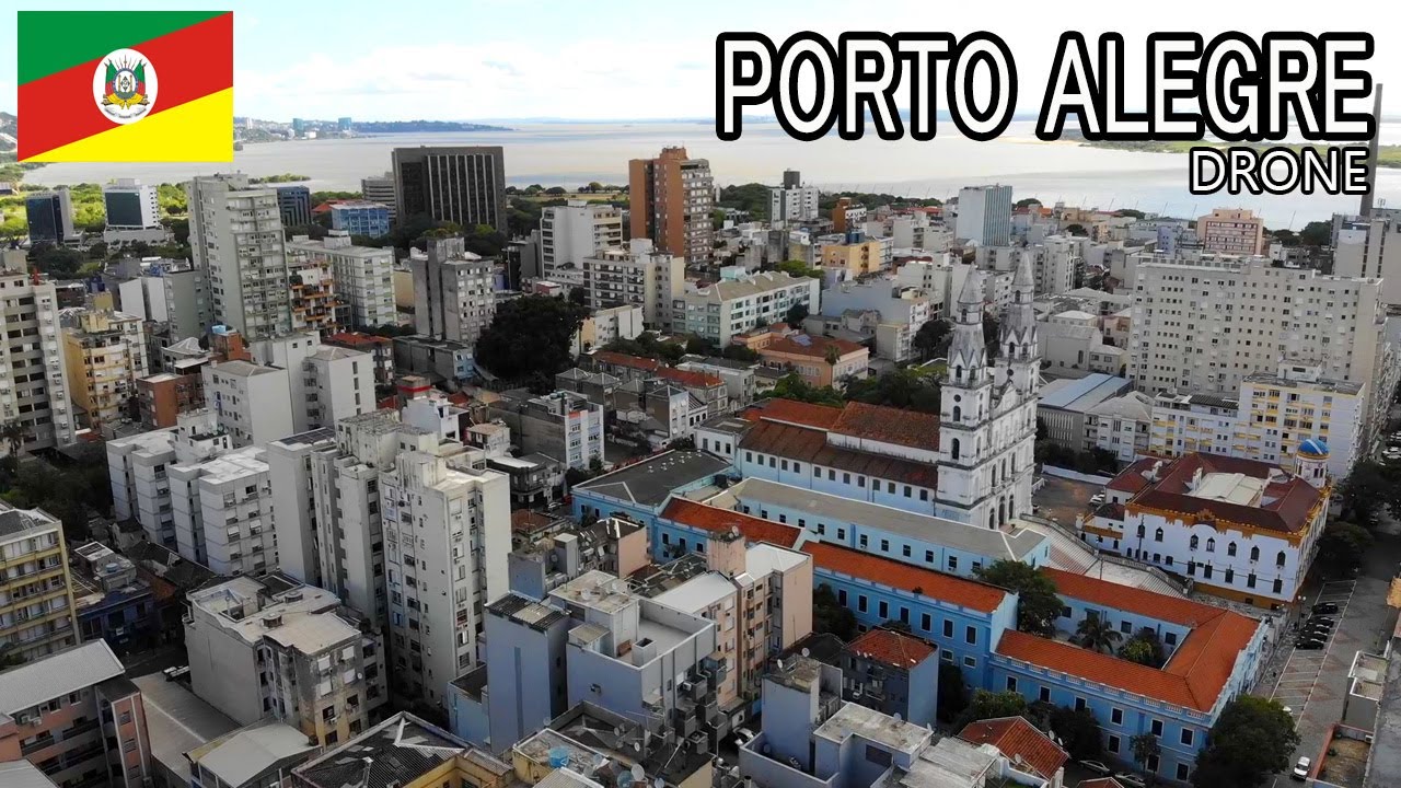 VOO DE DRONE SOBRE PORTO ALEGRE (centro) - RIO GRANDE DO SUL - Voo de Drone  #102