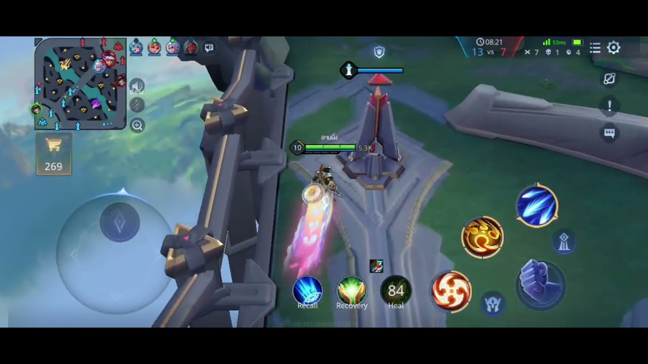 เมื่อเพื่อนในทีมช่วยกันแบกเกมจะชนะหรือไม่ rov หัดเล่น ep.8