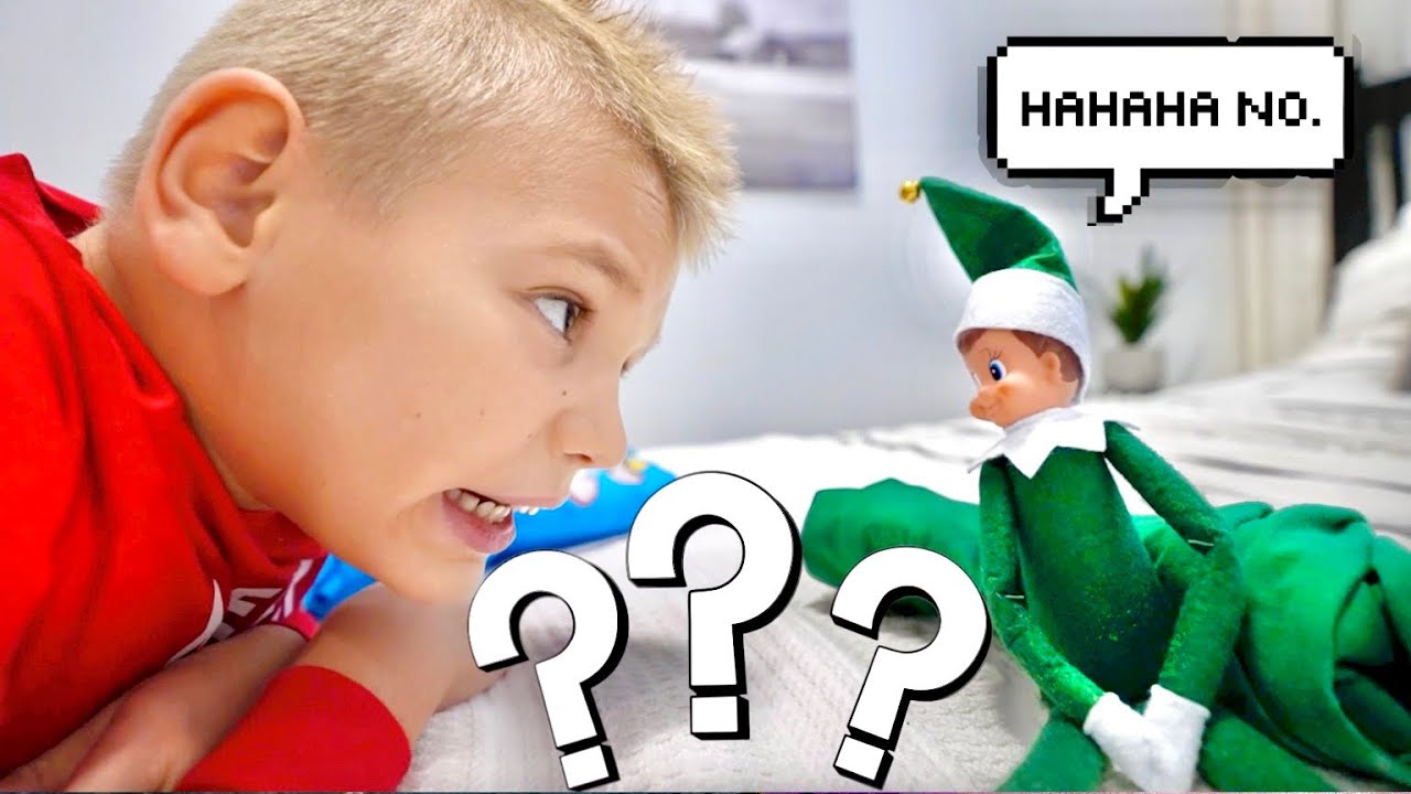 Caught Elf and Santa On Camera In My House!