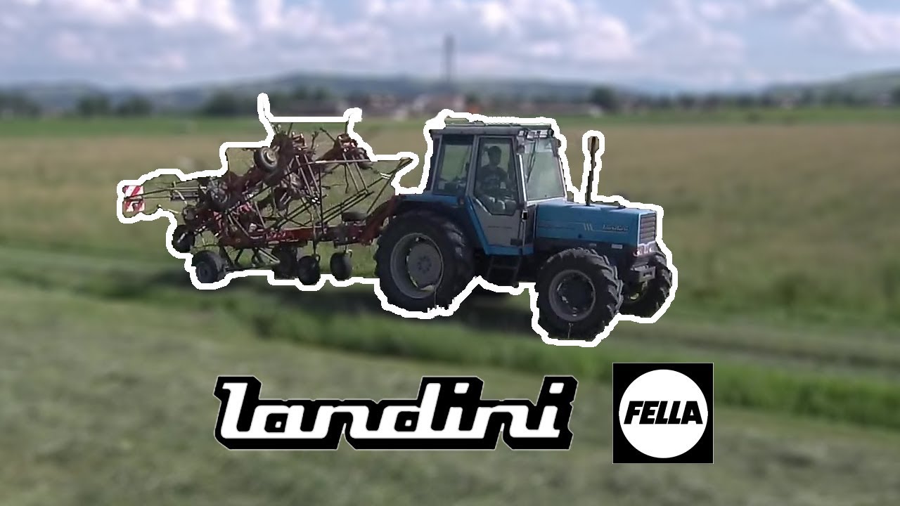 Landini 9880 + voltafieno Fella