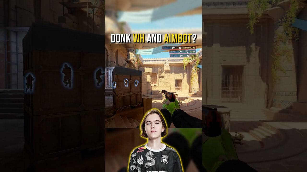 DONK с USP-S в огне 🔥 невероятный эйс. #cs2 #csgo #cs2clips #donk #faceit