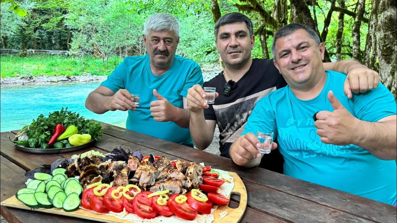 Готовим Ужин в Казане на Костре / Хашлама На Костре / Хачапури на Мангале / Ужин
