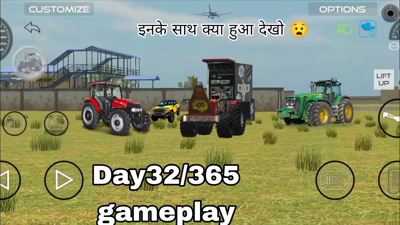 Indian Vehicles Simulator 3D | Tractor ke Saath Zabardast Experiment 🚜🔥 | Day 32/265 Gameplay
