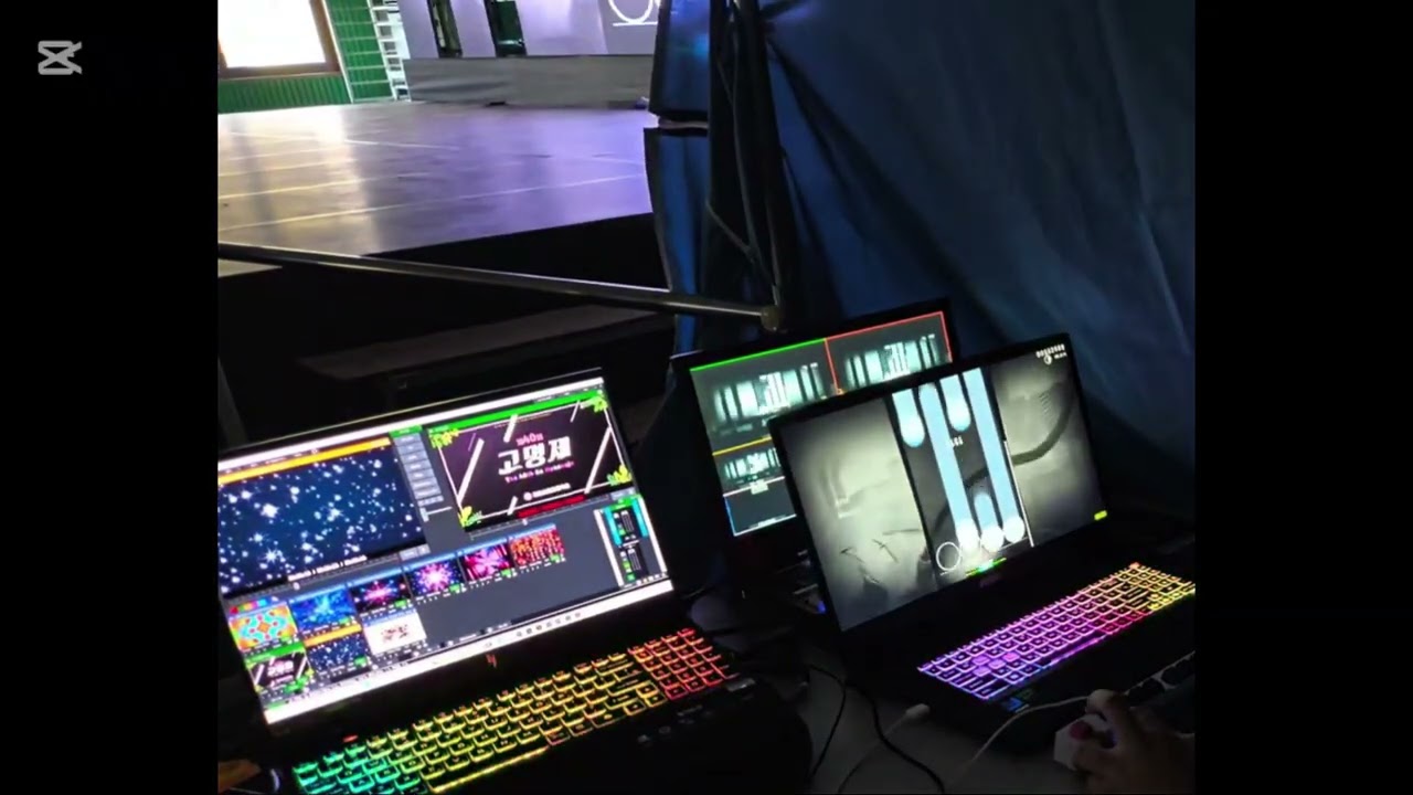 I played Osu mania on school talent show