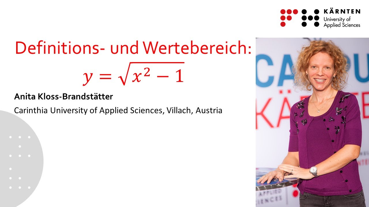 Definitions-  und Wertebereich einer Wurzelfunktion