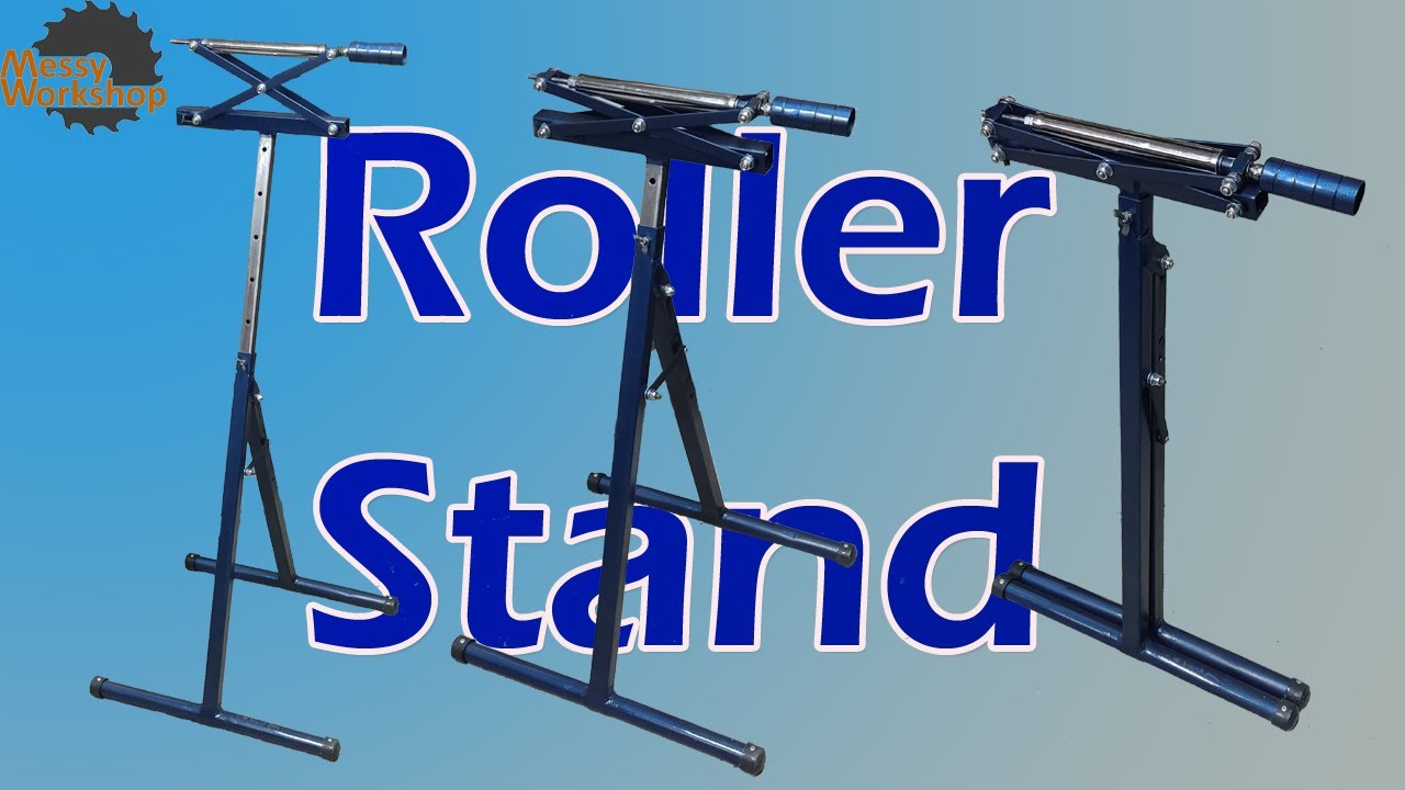 Ρυθμιζόμενο σταντ με ράουλο | Homemade Roller Stand (First multiple adjustable design in Youtube !!)