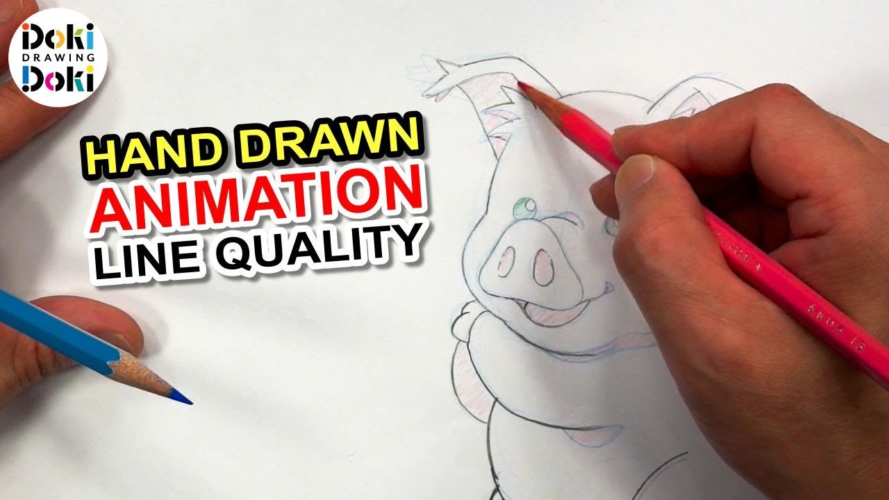 Learn Japanese Animation: Step 1: Finished Key Drawing