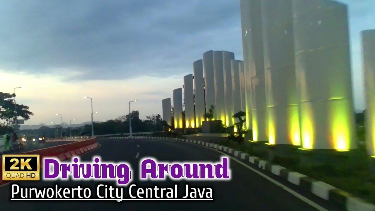 Driving Around at Purwokerto City Central Java 2022