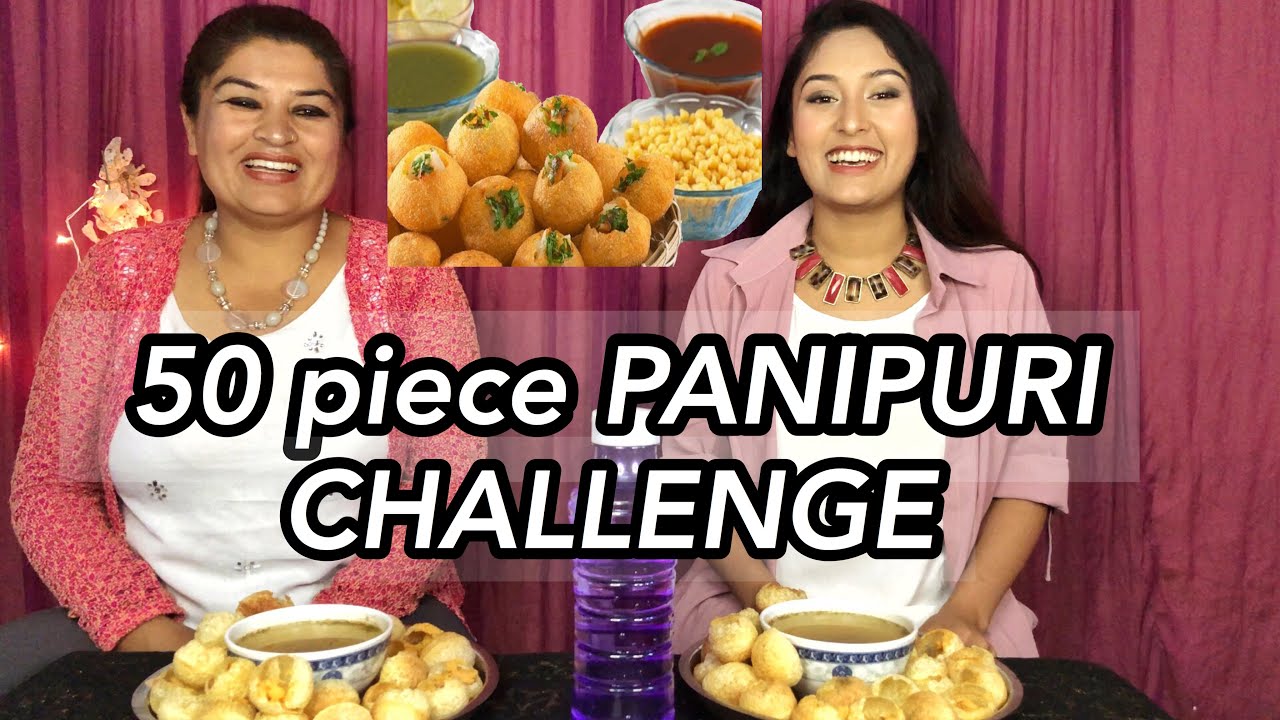 Pani Puri Challenge with my Mom | Home made Pani Puri Competition | Jahanwi Basnet | Meena Basnet |