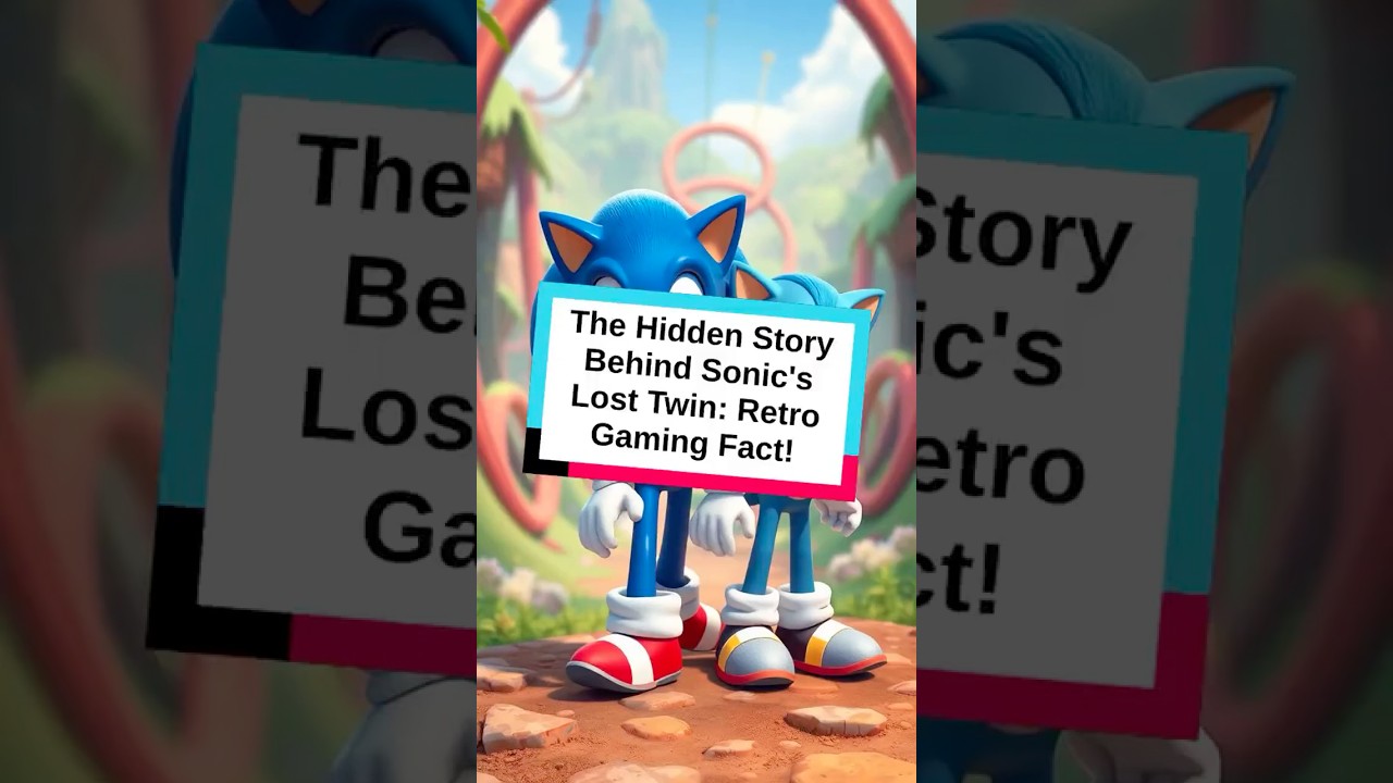 Did you know Sonic once had a twin? Discover #SonicHistory #RetroGaming