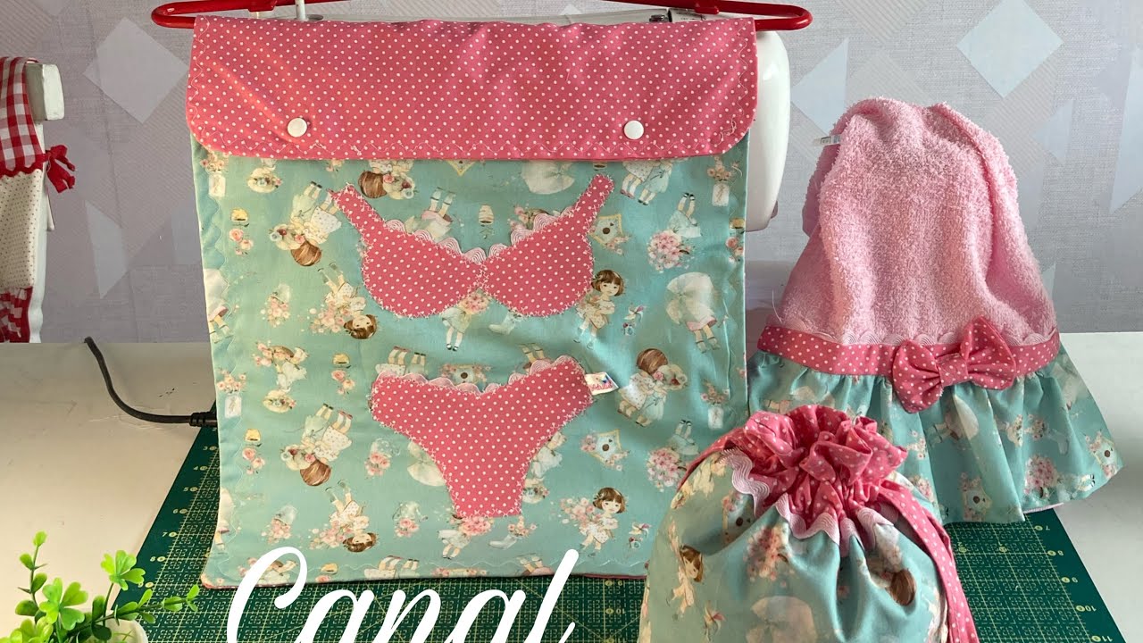 Como fazer um porta lingerie- PAP  Adriliê