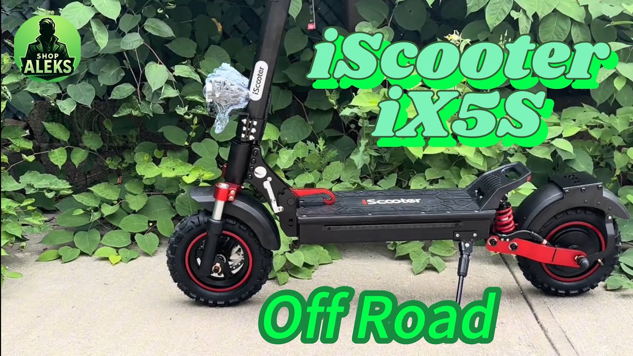 iScooter iX5S Offroad &mdash; Electric Scooter Review 1000W, 4 Speeds, 28 mph. Electric Scooters