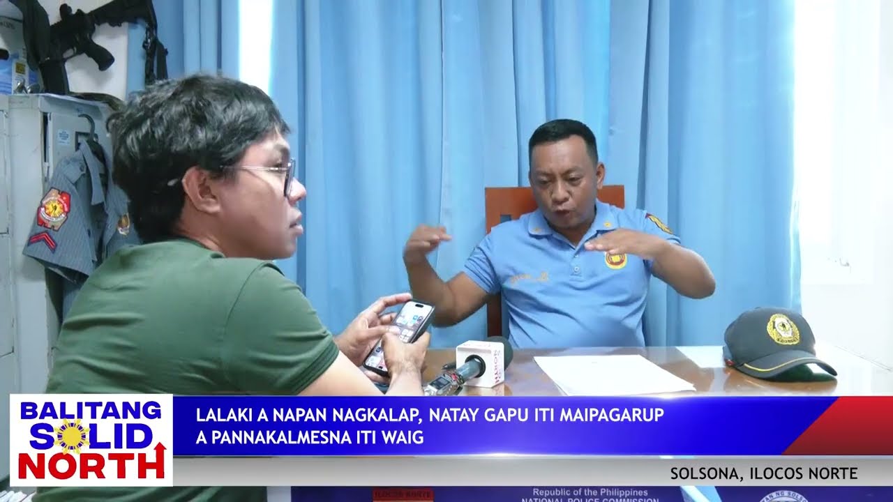 ILOCOS NORTE:Lalaki a napan nagkalap, natay gapu iti maipagarup a pannakalmesna iti waig iti Solsona
