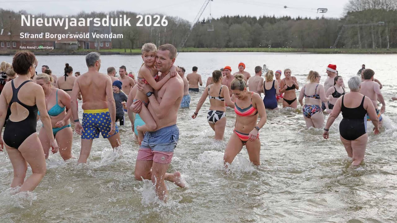 Live: Nieuwjaarsduik Veendam 2026