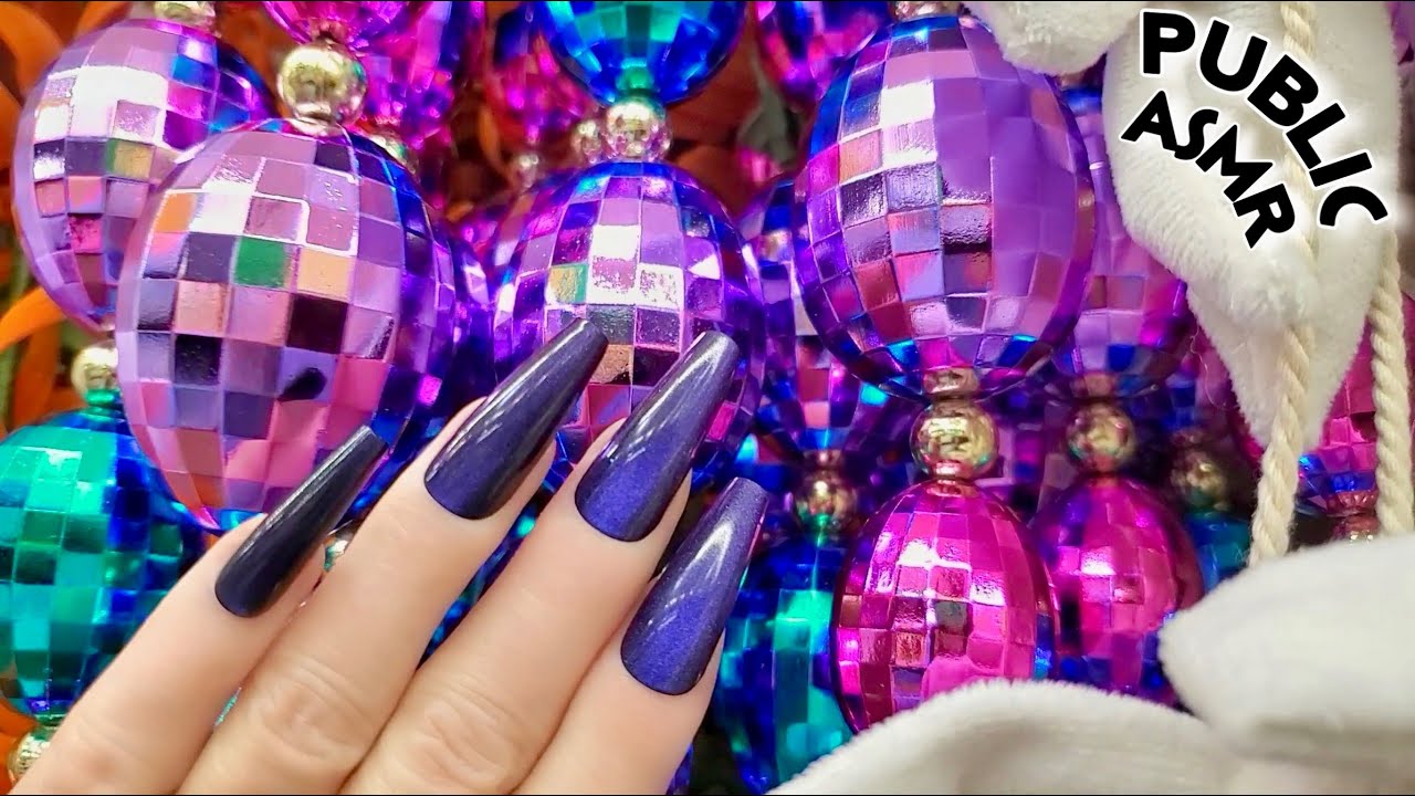 PUBLIC ASMR✨ALL THE TAPPING YOU’LL EVER NEED W/SOME SCRATCHING & CRINKLES
