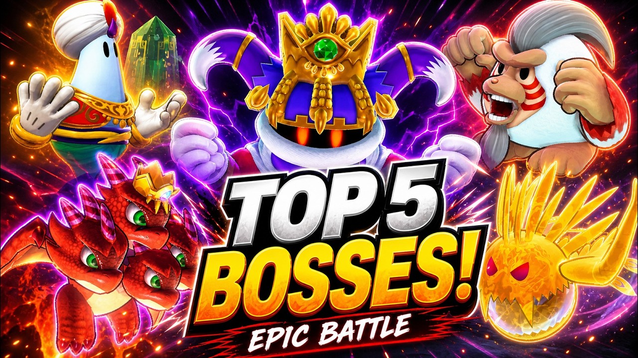 Kirby's Return to Dream Land Deluxe - All Bosses + Ending