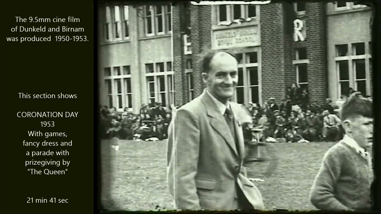 Coronation Day celebrations in Dunkeld 1953