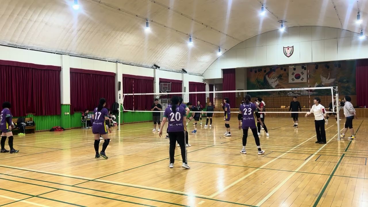 성북구 vs 둉대문구 연습게임 set 1