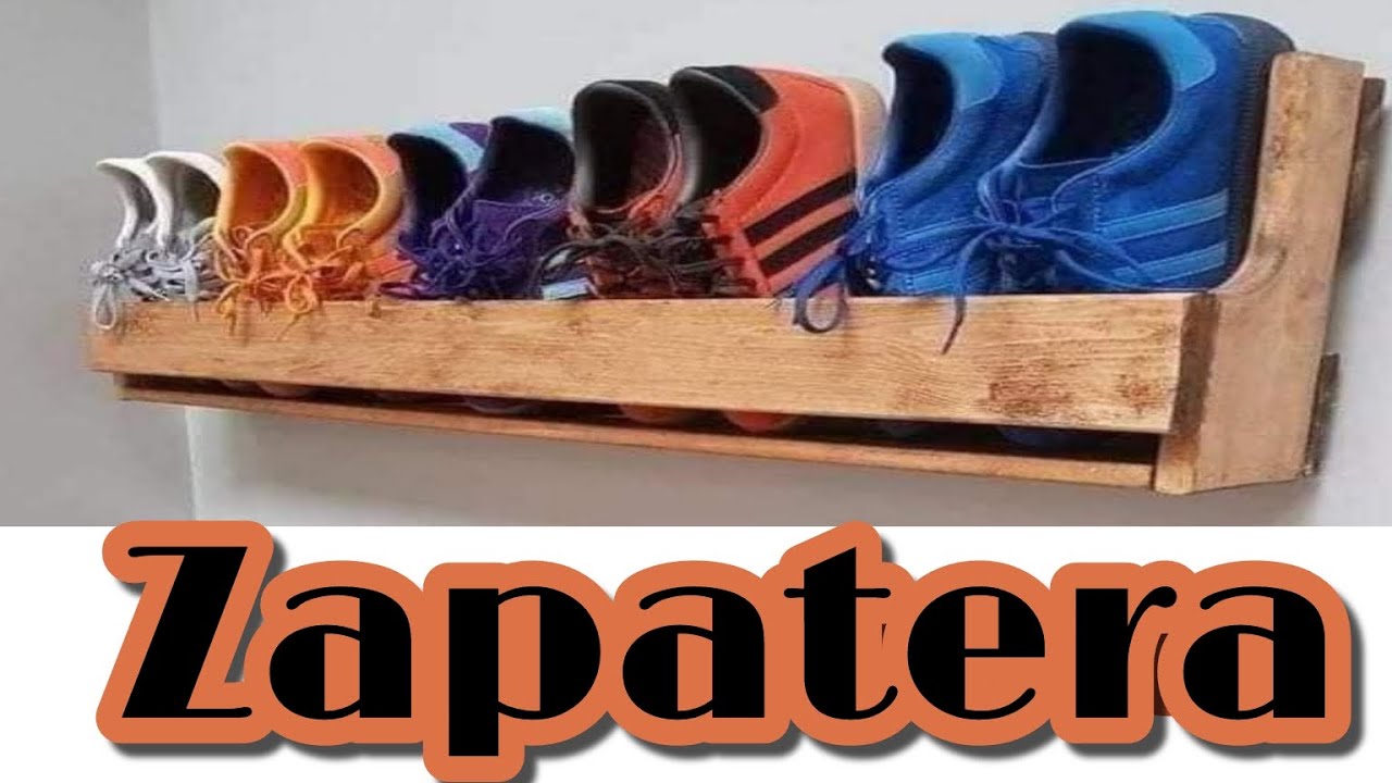 Como hacer una zapatera con tarimas ✅😎😃