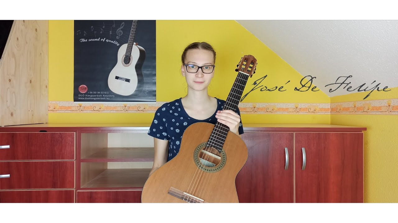 Jose De Felipe DF3 klasszikus gitár bemutató