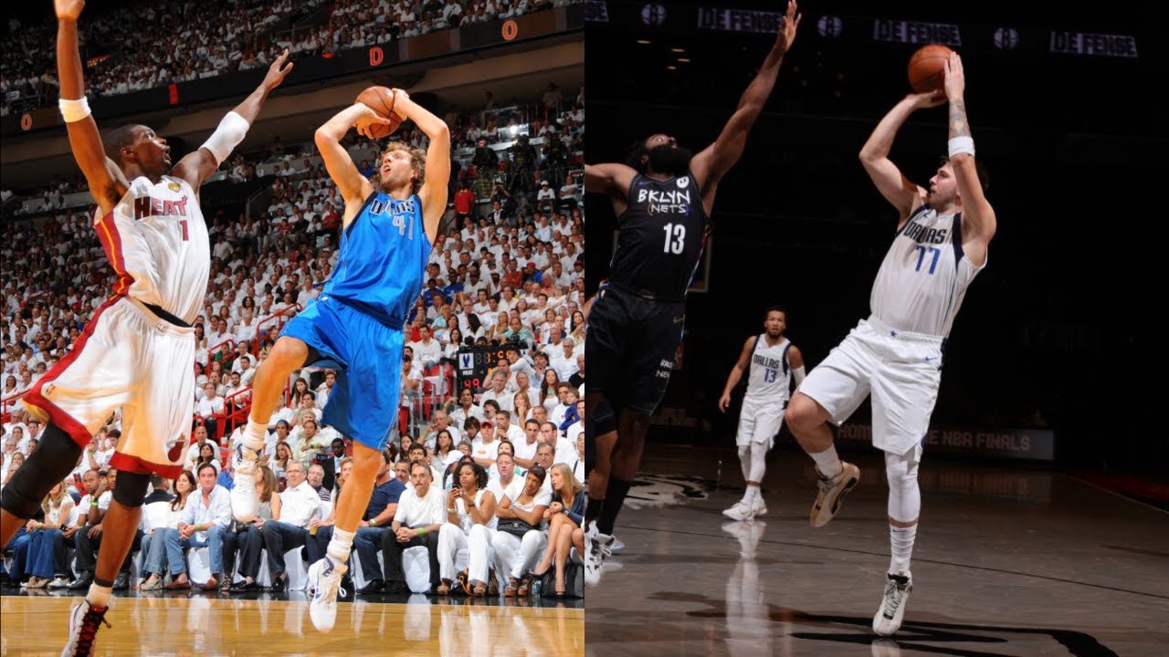Dirk Nowitzki & Luka Doncic's NEARLY-IDENTICAL PLAYS  |  Side-by-Side Comparisons