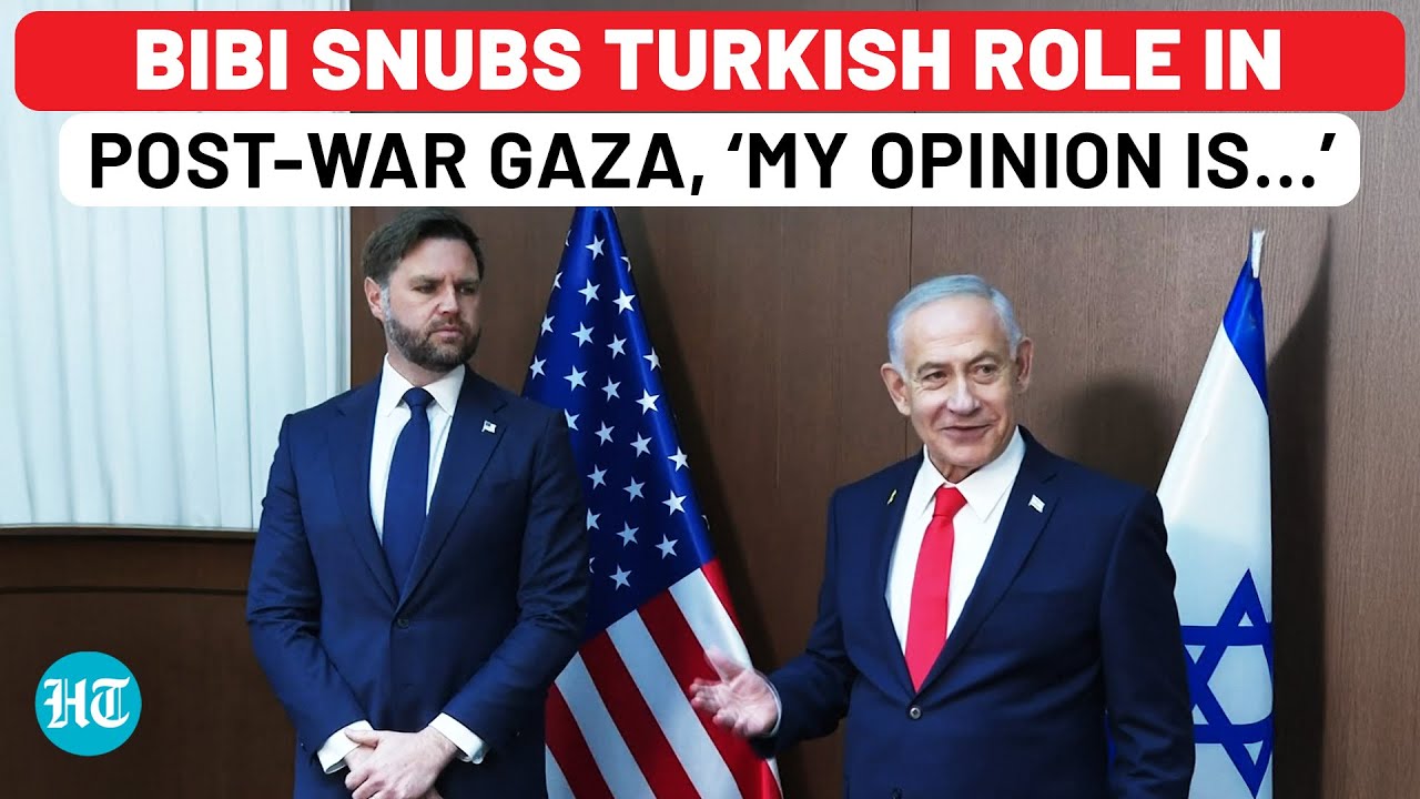 Netanyahu Opposes Erdogan&rsquo;s Role In Gaza As JD Vance Pushes Trump&rsquo;s Peace Plan Amid IDF Strikes