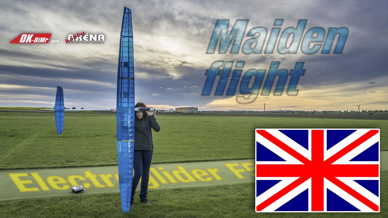 Electroglider F5J - K3000 - Maiden Flight