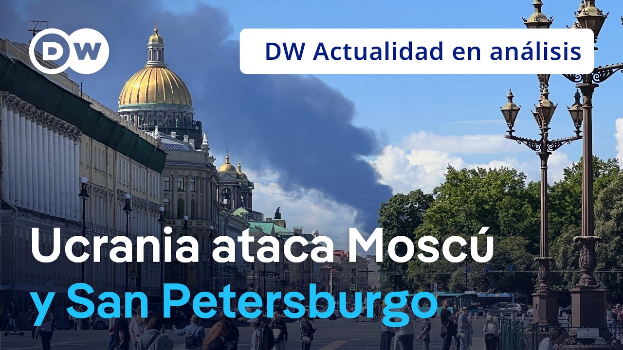 🟣Ucrania lanza ataques con 350 drones y golpea San Petersburgo horas antes de un foro econ&oacute;mico