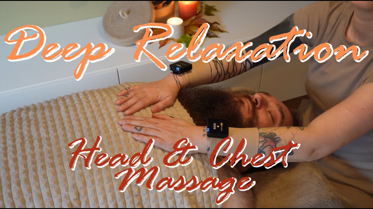 ASMR Head, Shoulder & Chest Massage for Deep Relaxation 💫