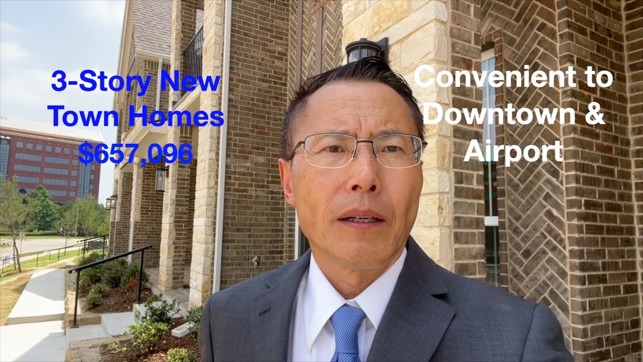 New Townhomes in Farmers Branch, Texas, 2574 sf, 3 beds, 3.5 baths, Flex Space