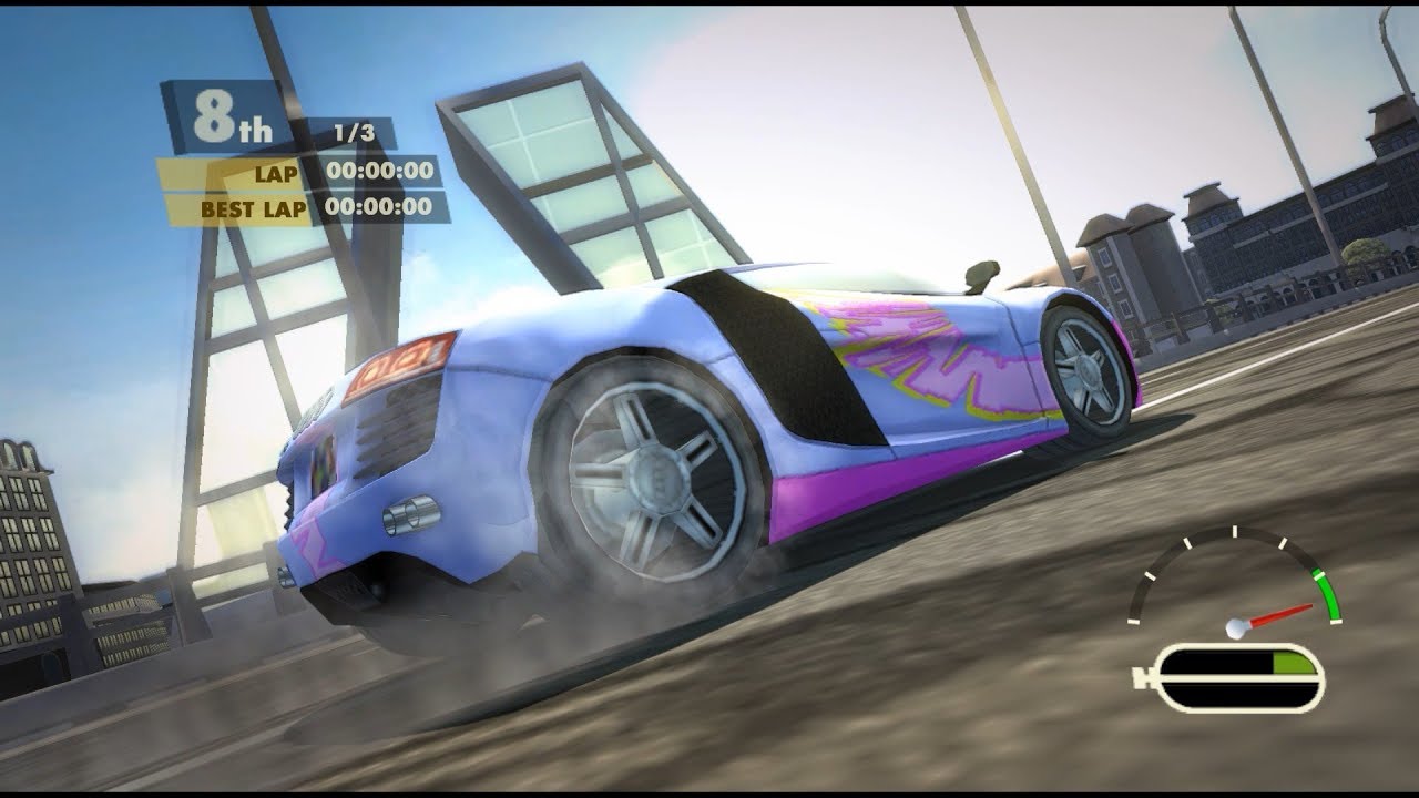 Need for Speed: Nitro (Wii) Madrid gameplay (Arcade Mode)