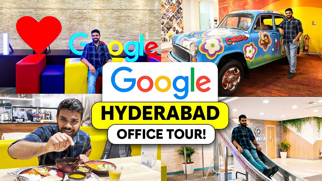 Жизнь в Google | Экскурсия по офису Google в Хайдарабаде