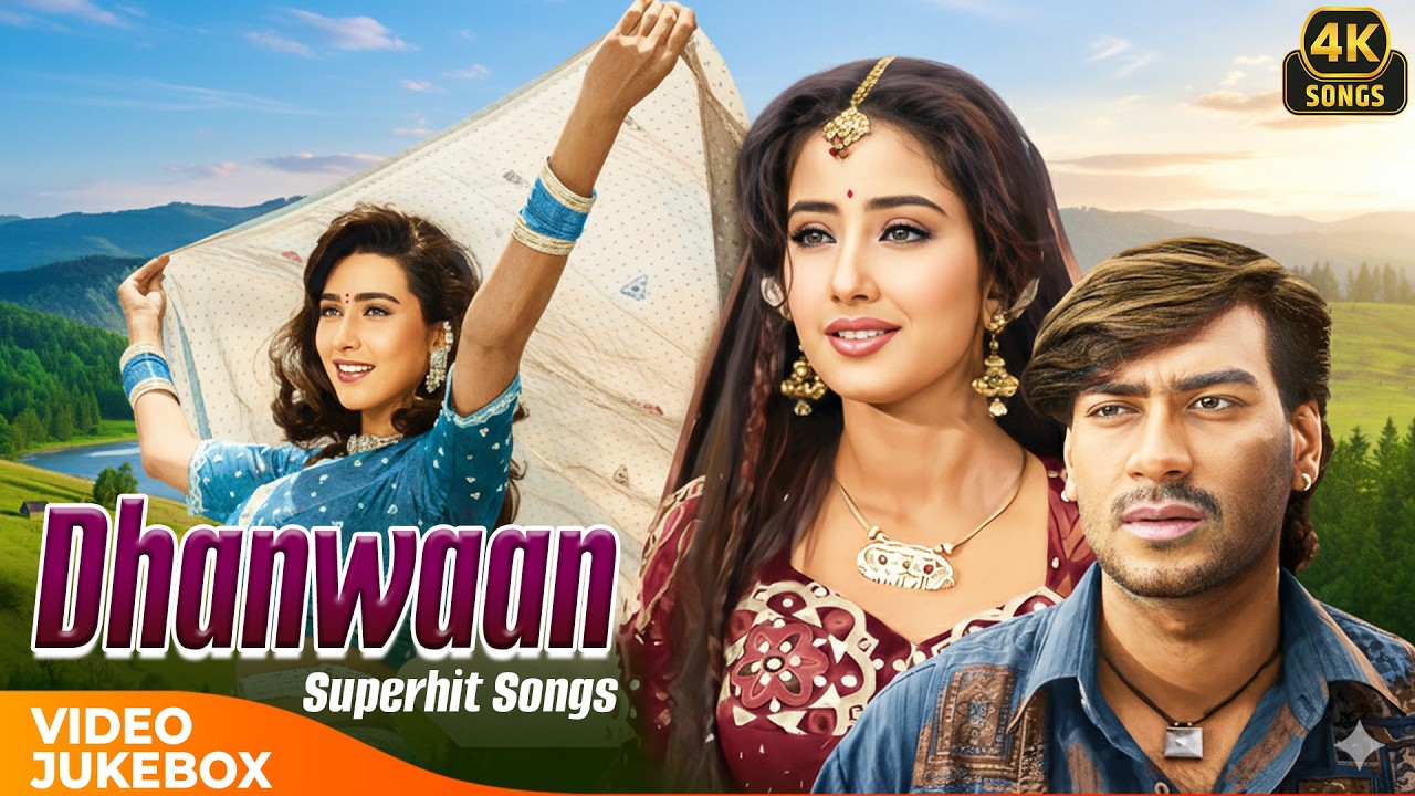 Dhanwaan | Superhit 4K Songs Video Jukebox🎵| 90’s Hits | Ajay Devgn, Manisha Koirala, Karisma Kapoor