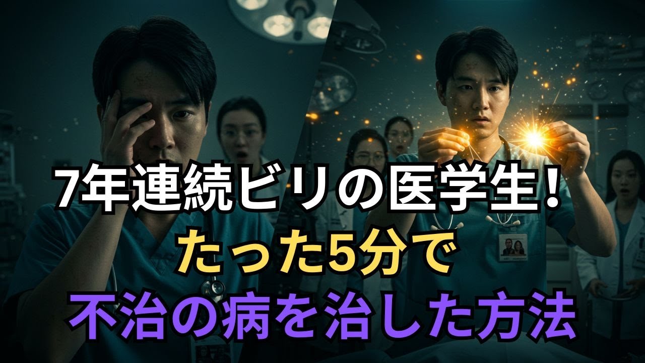 7年連続ビリの医学生が、たった5分で不治の病を治した方法  | シニアの物語｜オーディオブック