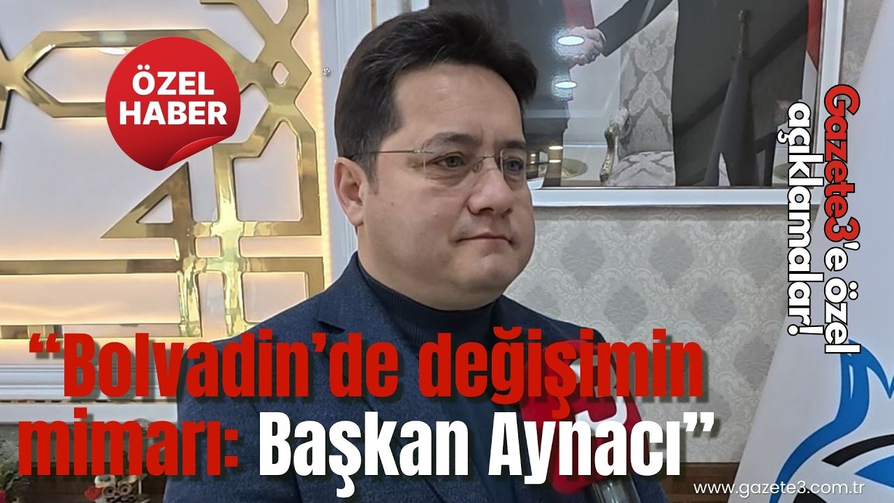 &ldquo;Bolvadin&rsquo;de değişimin mimarı: Başkan Aynacı&rdquo;