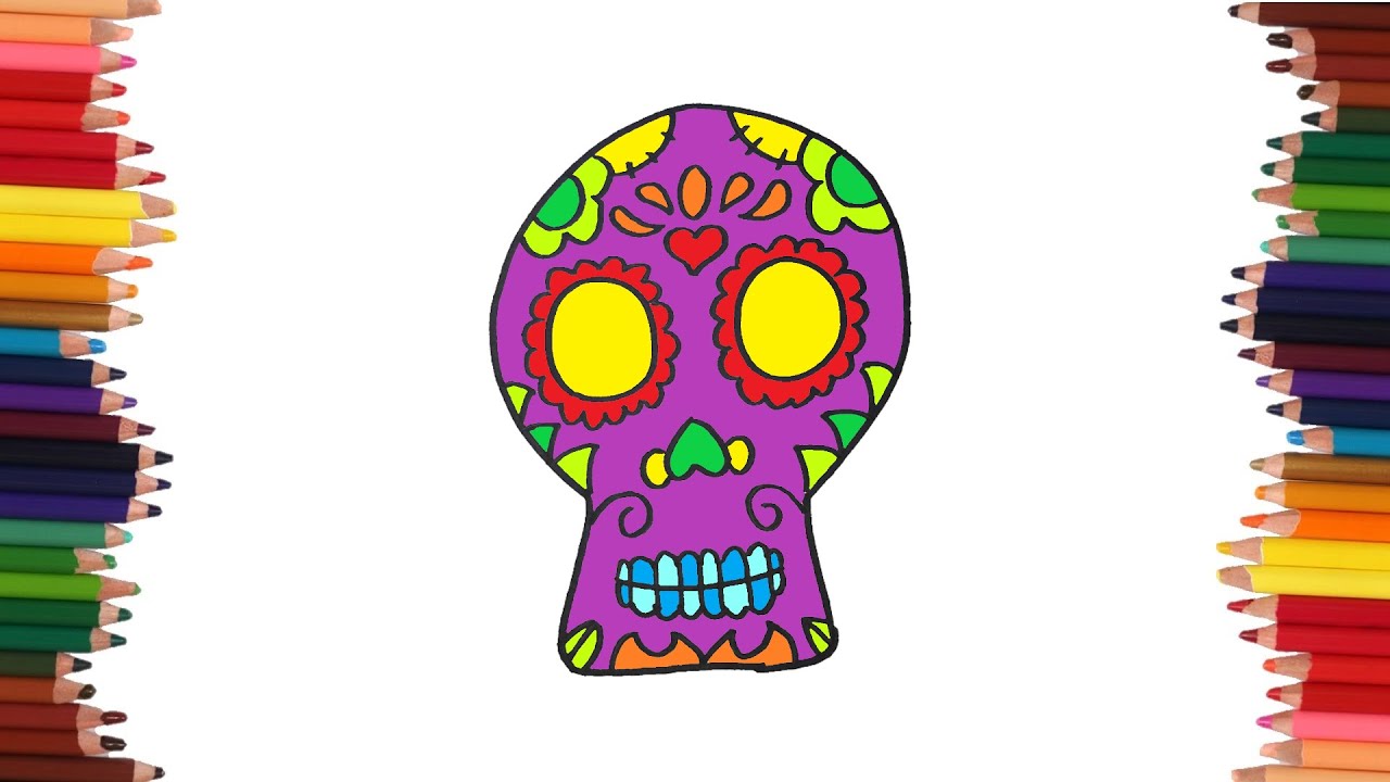 como dibujar una catrina para el dia de los muertos | Dibujos faciles