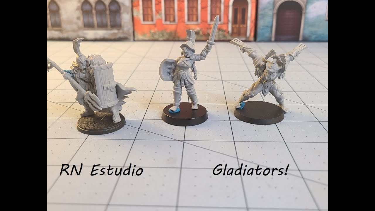 RN Estudio- Gladiator models!