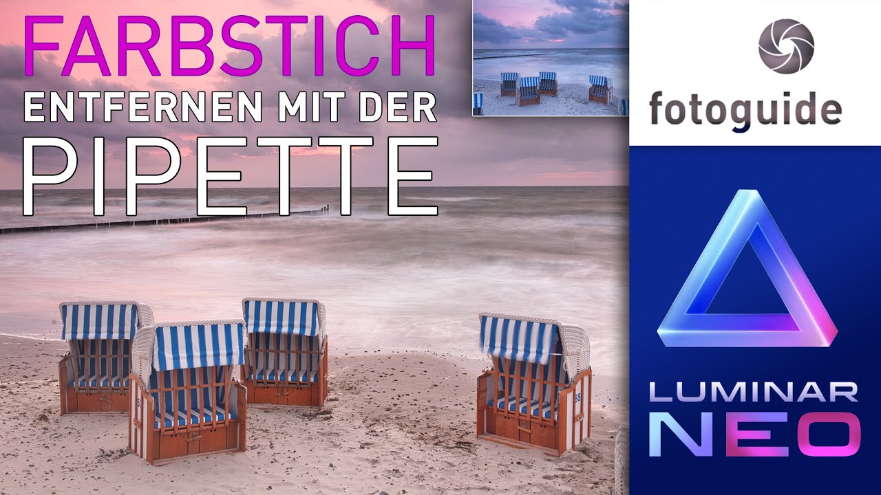 Luminar NEO #:  FARBSTICH entfernen  ▲  mit dem PIPETTEN 