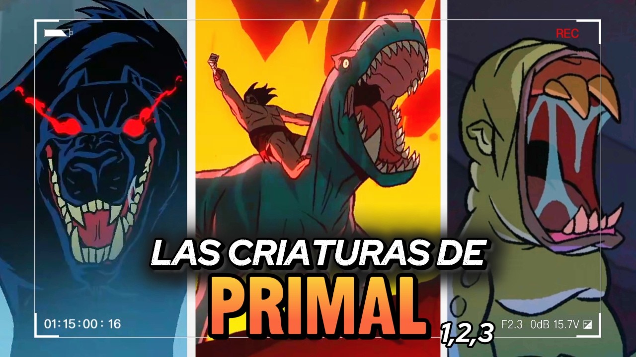 TODAS las CRIATURAS de PRIMAL EXPLICADAS | PRIMAL TEMPORADAS  1,2 y 3