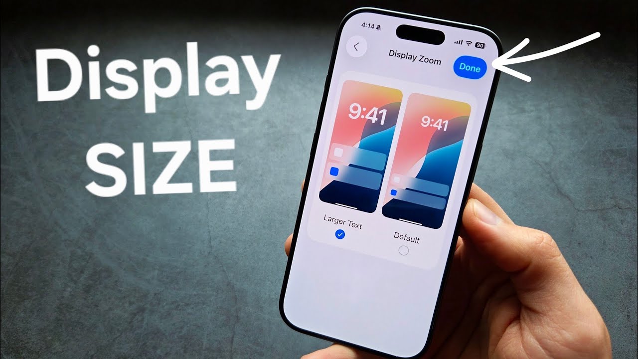 Как изменить размер дисплея iPhone 17 Pro / 17 Pro Max &mdash; Изменение масштаба дисплея