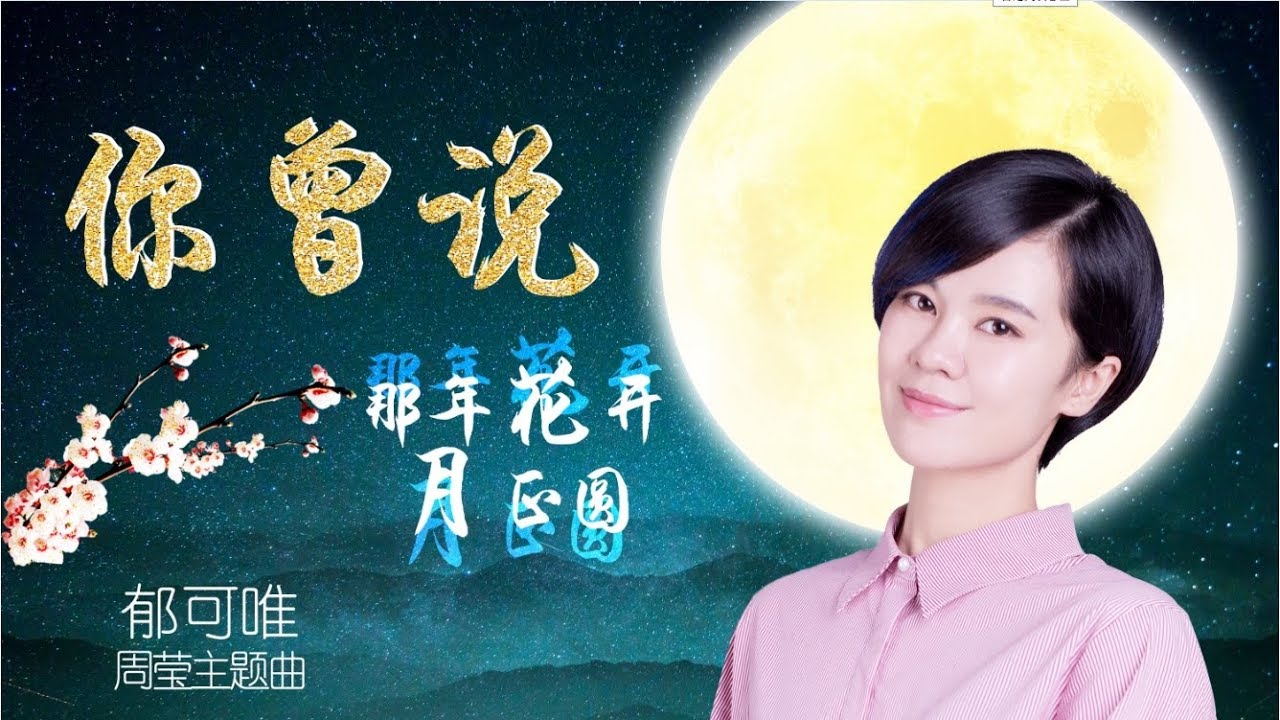 【郁可唯 Yisa Yu】《你曾說》高音質動態歌詞純享版--《那年花開月正圓》周瑩人物主題曲 電視劇插曲