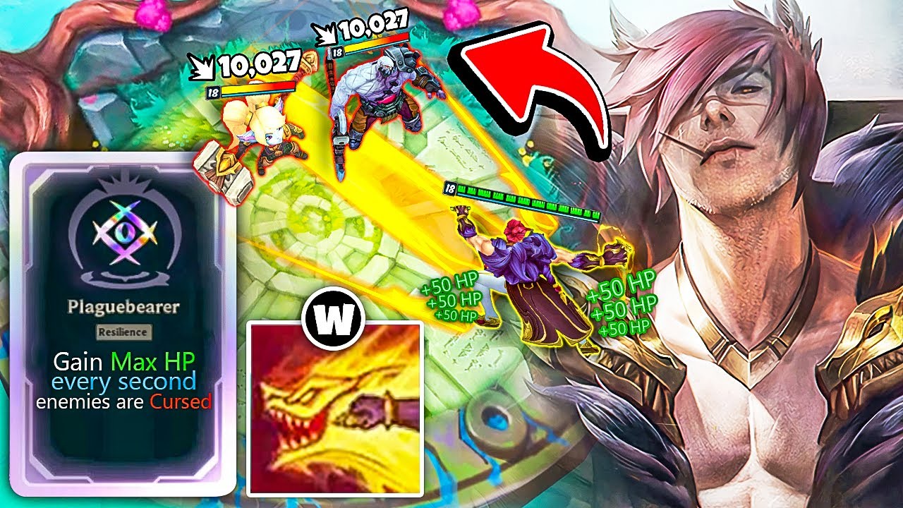 Sett, but I have INFINITELY stacking HP (W ONE SHOTS FOR 10,000 TRUE DMG) | 2v2v2v2 Arena