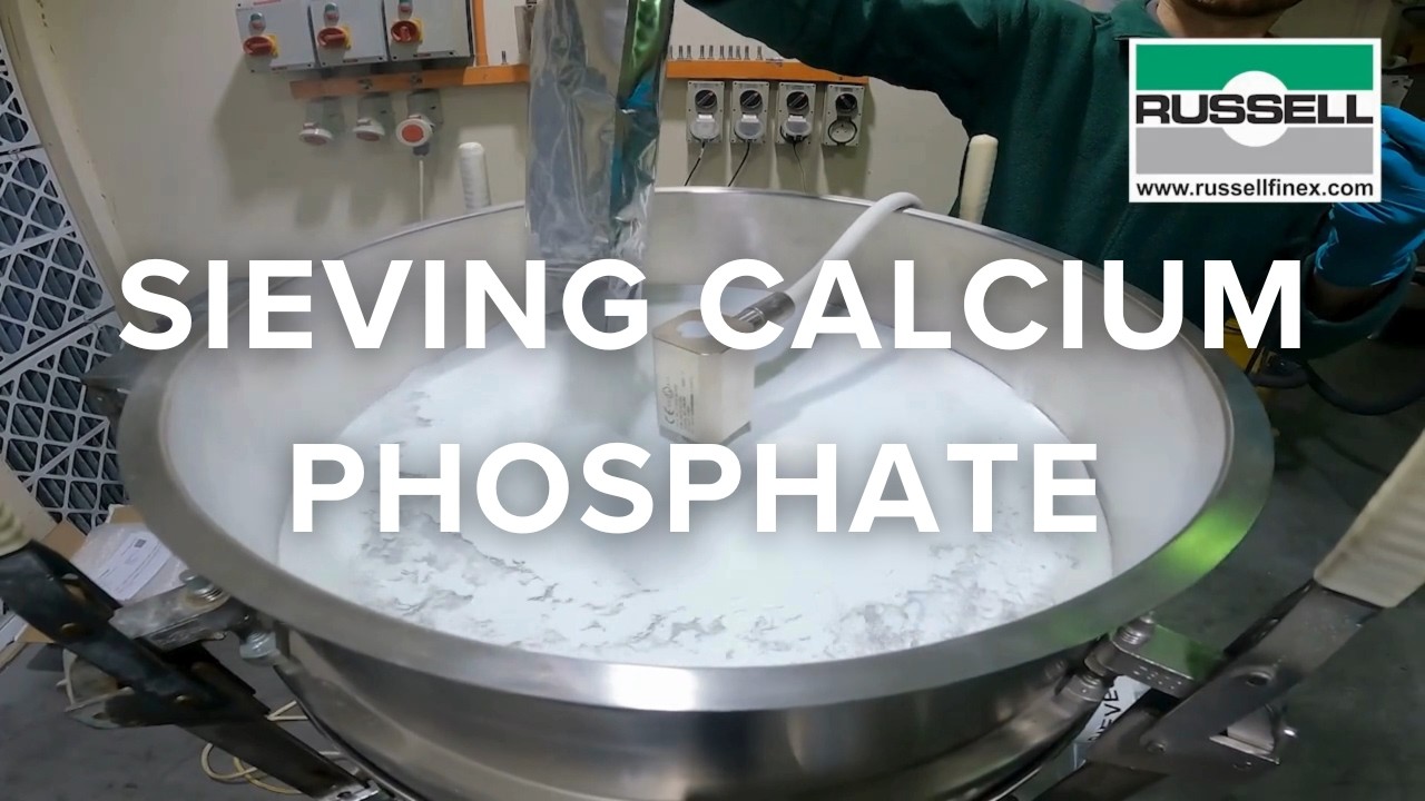 Sieving calcium phosphate powder - Finex® 22