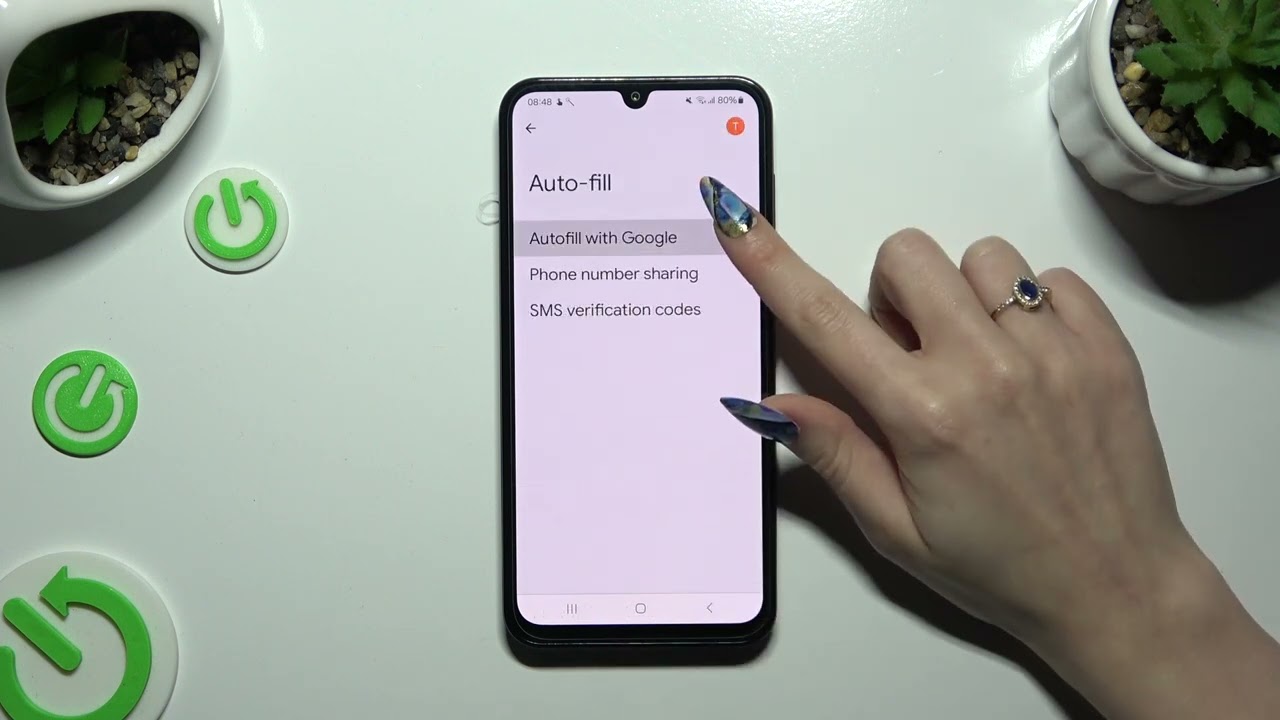 How to Disable Google Passwords Autofill on SAMSUNG Galaxy M15?