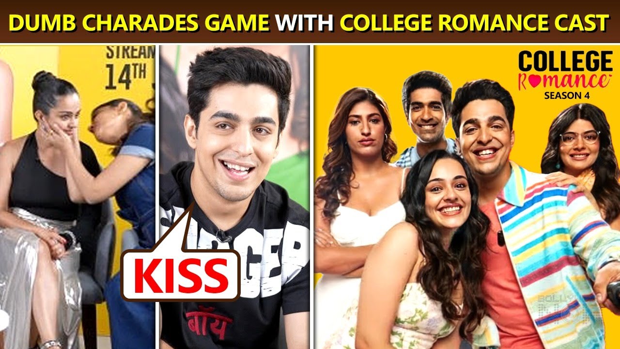 College Romance Cast Play Dumb charades | Apoorva,Gagan, Keshav, Shreya, Nupur | season 4