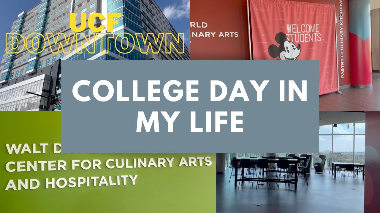 UCF college day in my life ~ tour around UCF downtown and Walt Disney Hospitality University!
