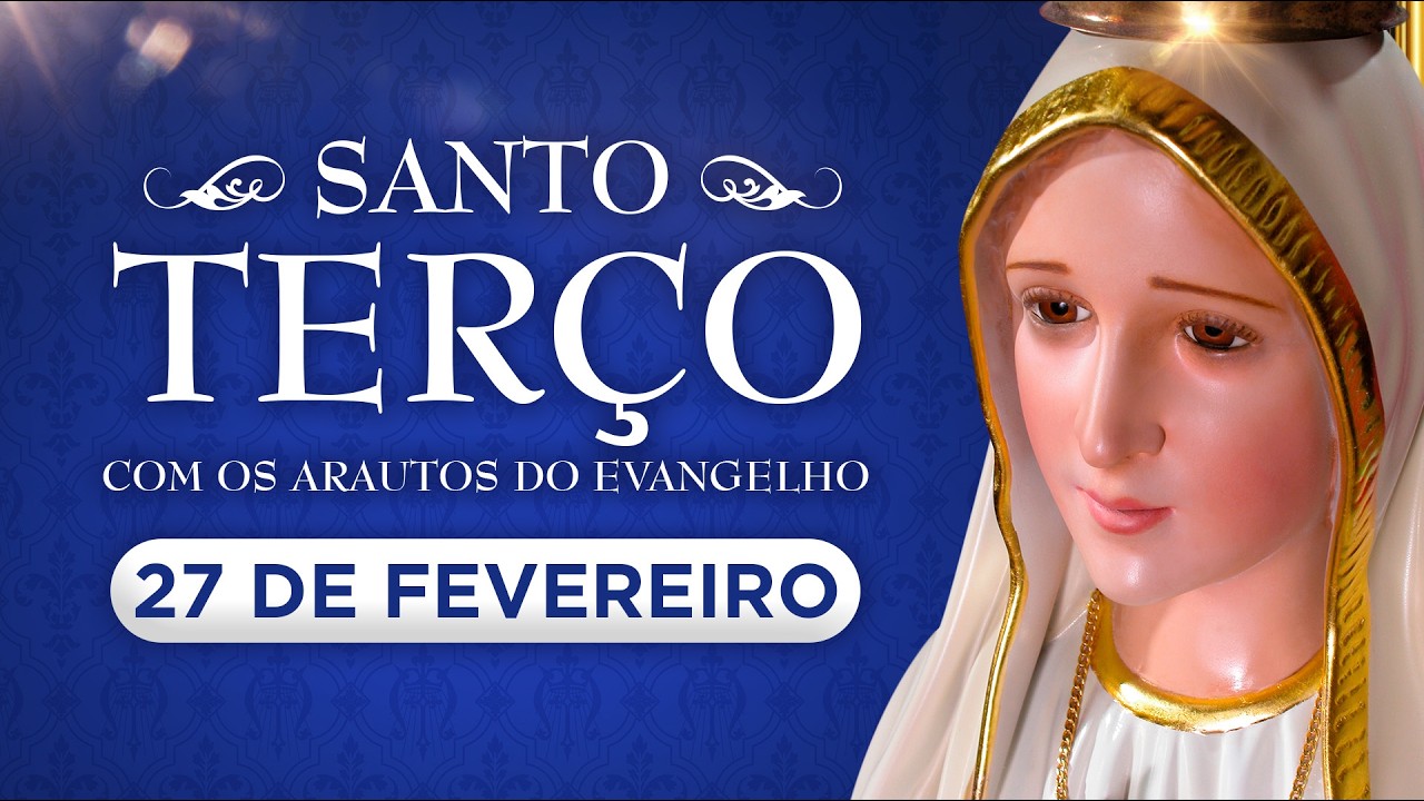 Santo Terço diário | Sexta-feira, 27 de fevereiro | Mistérios dolorosos #rosário