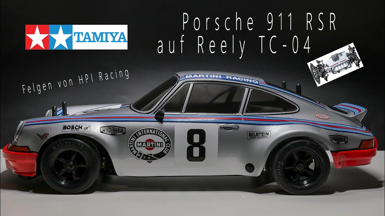 Tamiya Porsche 911 Carrera RSR TT02 mit Reely TC-04 Chassis