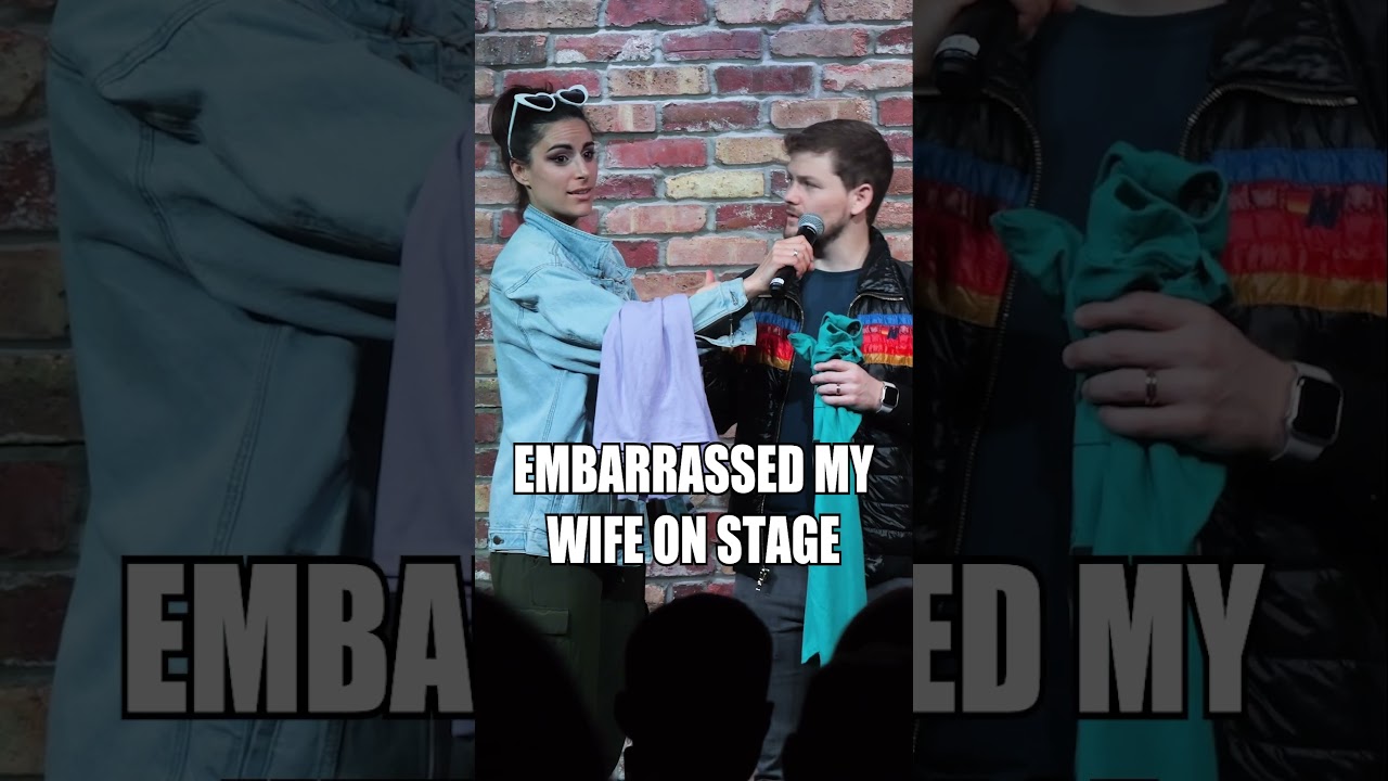 EMBARRASSED MY WIFE ON STAGE | Drew Lynch | #drewlynch #wife #standup #shortking