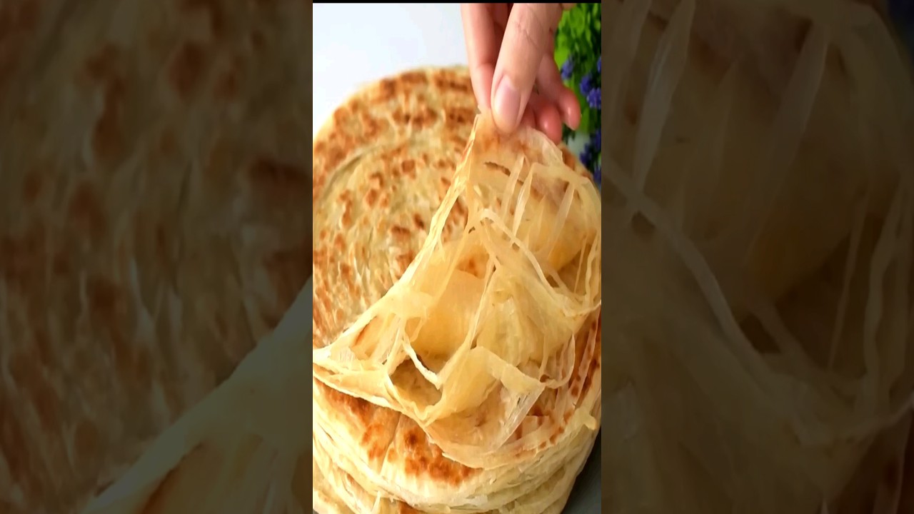 Tasty Street style simple and most delicious perfect lachha paratha | Kids Lunch Box